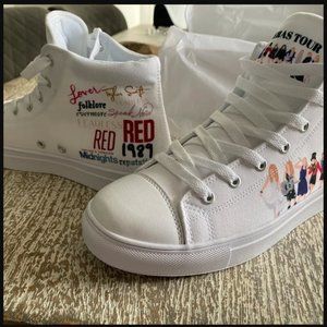 The Eras Tour High Top Uni-Sex Canvas Shoes